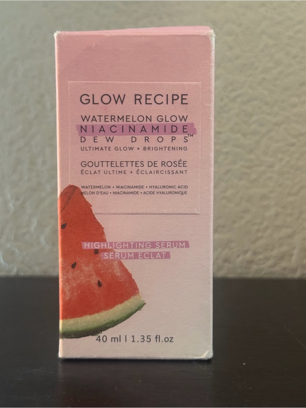 GLOW RECIPE watermelon glow niacinamide dew drops ultimate glow + brightening